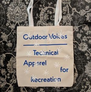 Outdoor Voices Limited Edition Seasonal Tote Bag